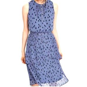 NWT, Banana Republic Blue Polka Dot Dress, Size 2